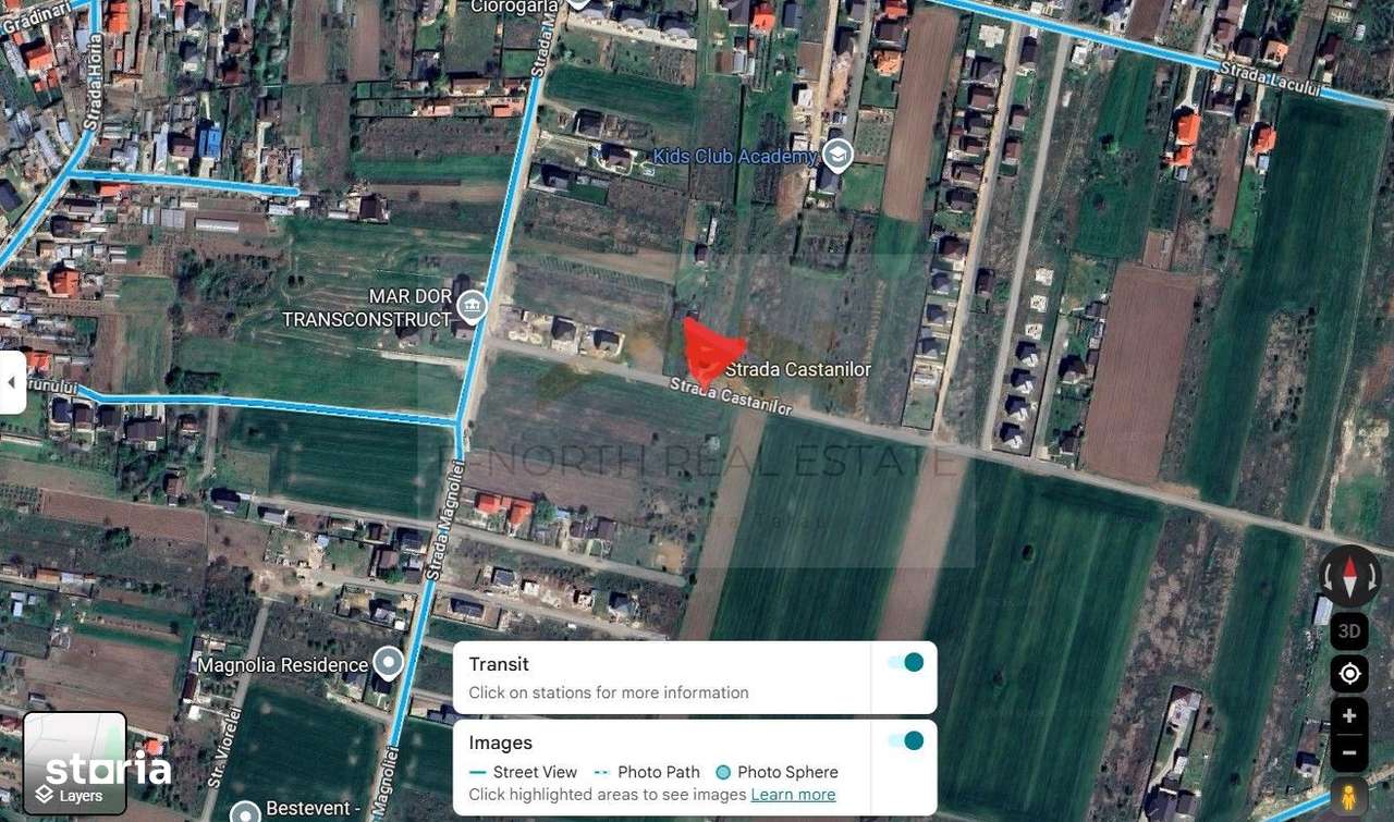 Teren intravilan 5.450 mp – Strada Castanilor, Ciorogârla – zonă rezid-0