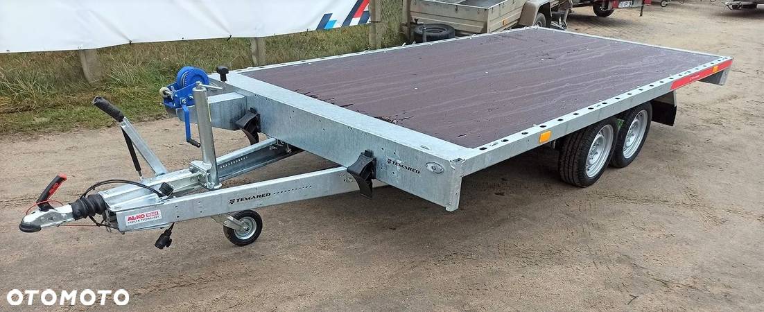 TEMARED Laweta CARPLATFORM 4m spawana przyczepa dmc 2,7T - 1