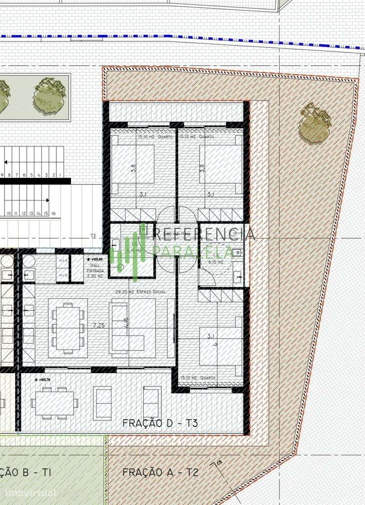 Apartamento T3 com Suíte, Terraço, Varanda e Garagem Fechada em Vil...-15