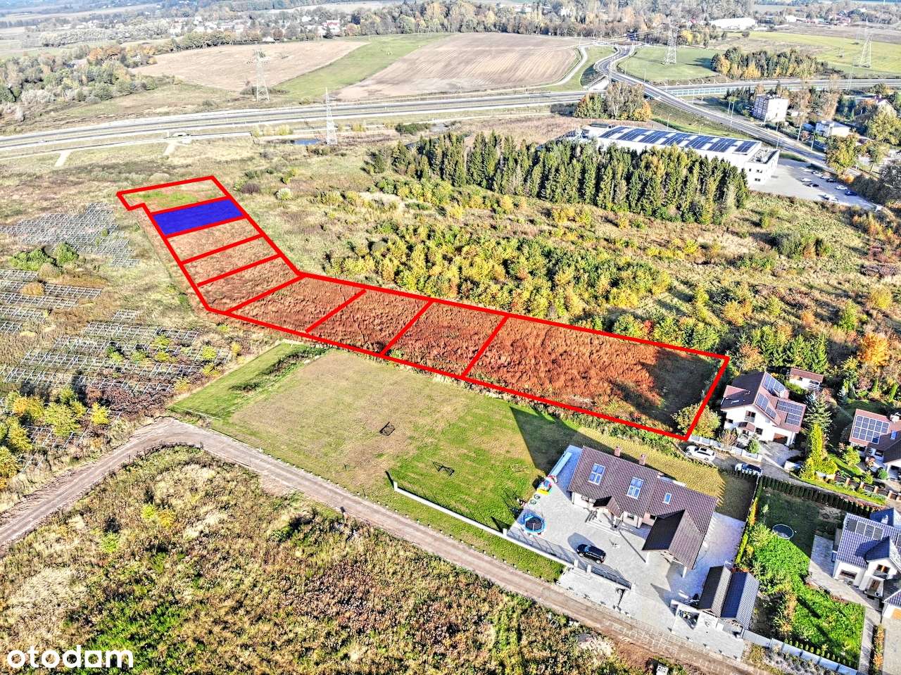 Działka budowlana Sianów, okolice ul. Dworcowej 800 m2-1