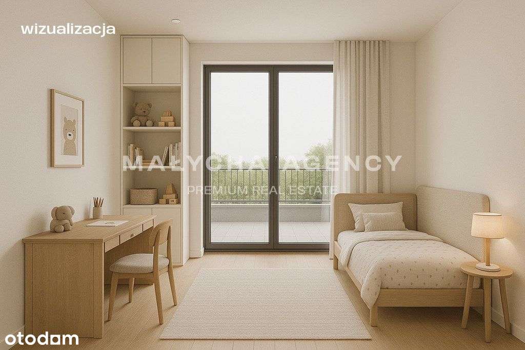 Narożny apartament z balkonem 44 m² w Mysiadle - Pełny obrazek: 5/6