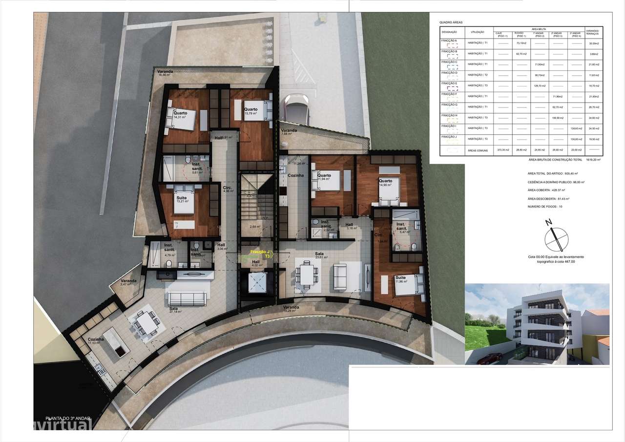 Apartamento T3 Venda em Viseu,Viseu - Grande imagem: 5/15