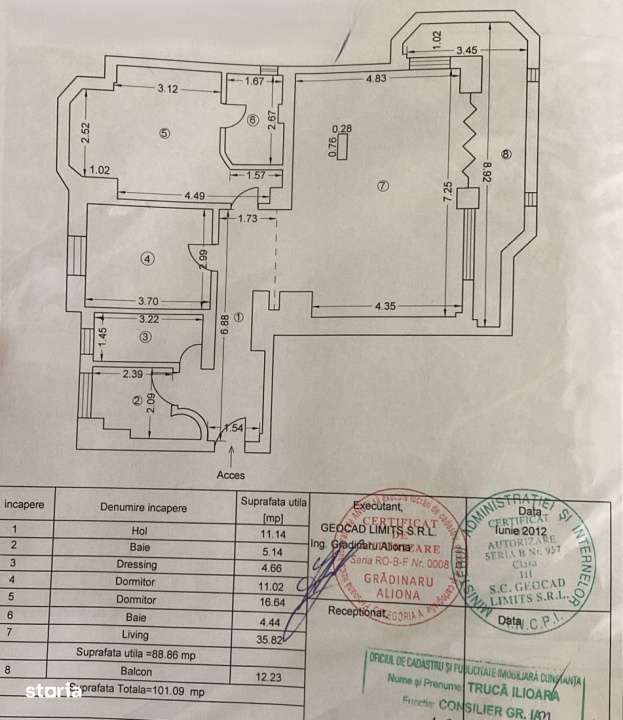 Comision 0% | Apartament premium cu 3 camere, balcon mare si locatie c-12