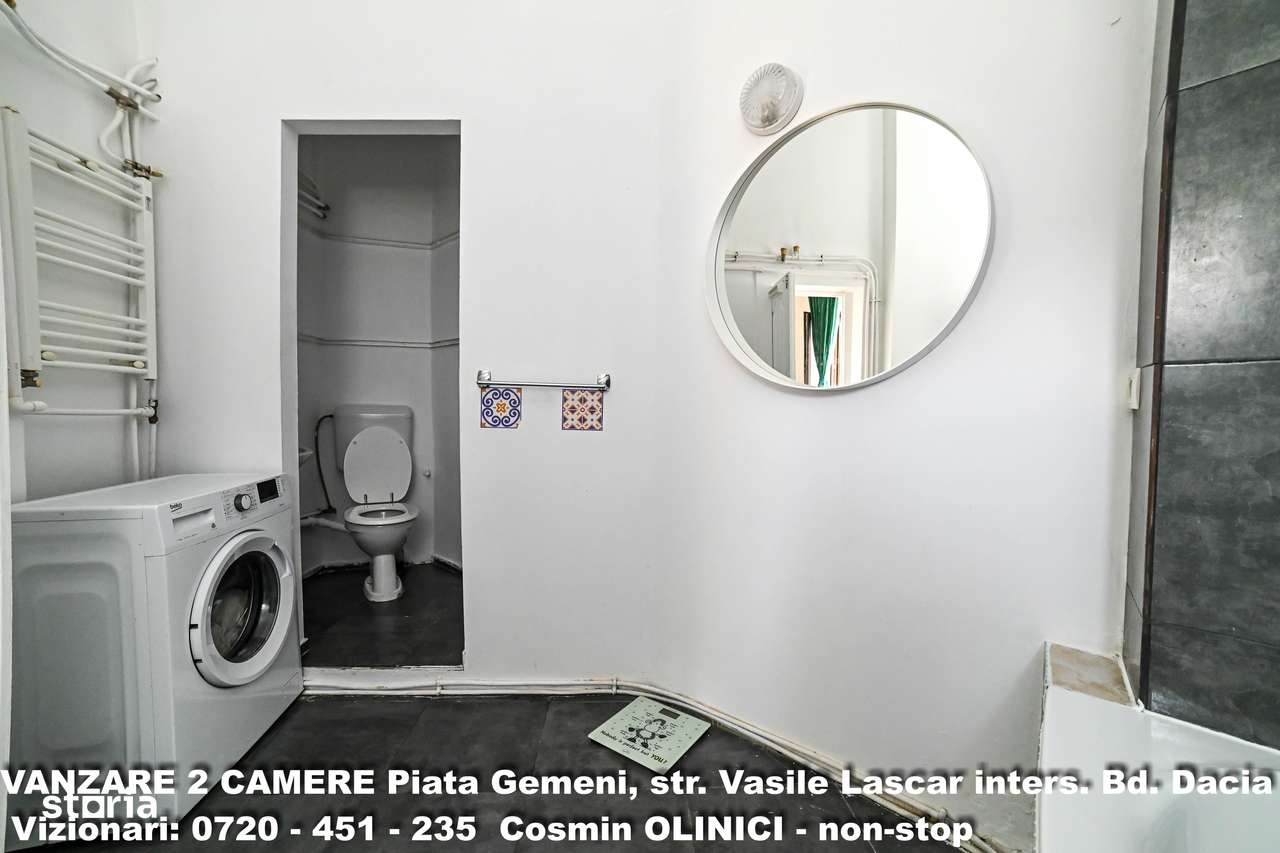 Vanzare 2 cam. DACIA, Piata Gemeni, str. V. Lascar, SU 68mp, ST. 94mp-13
