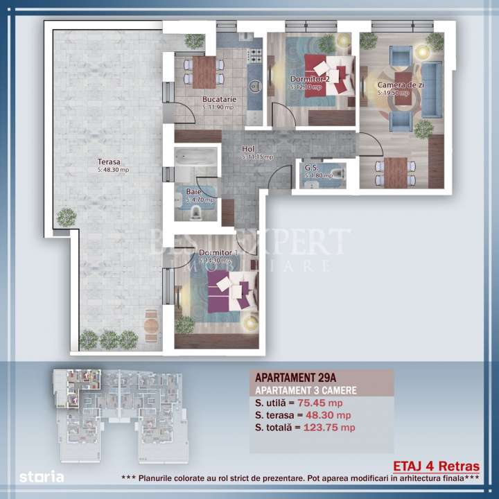 3 Camere Direct Dezvoltator Ideal Familie