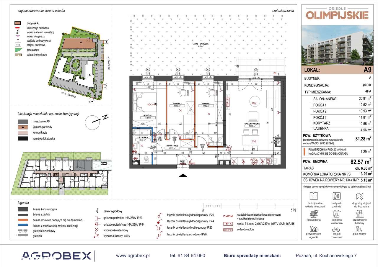 Ulica Staszica | mieszkanie A9 - Pełny obrazek: 2/7