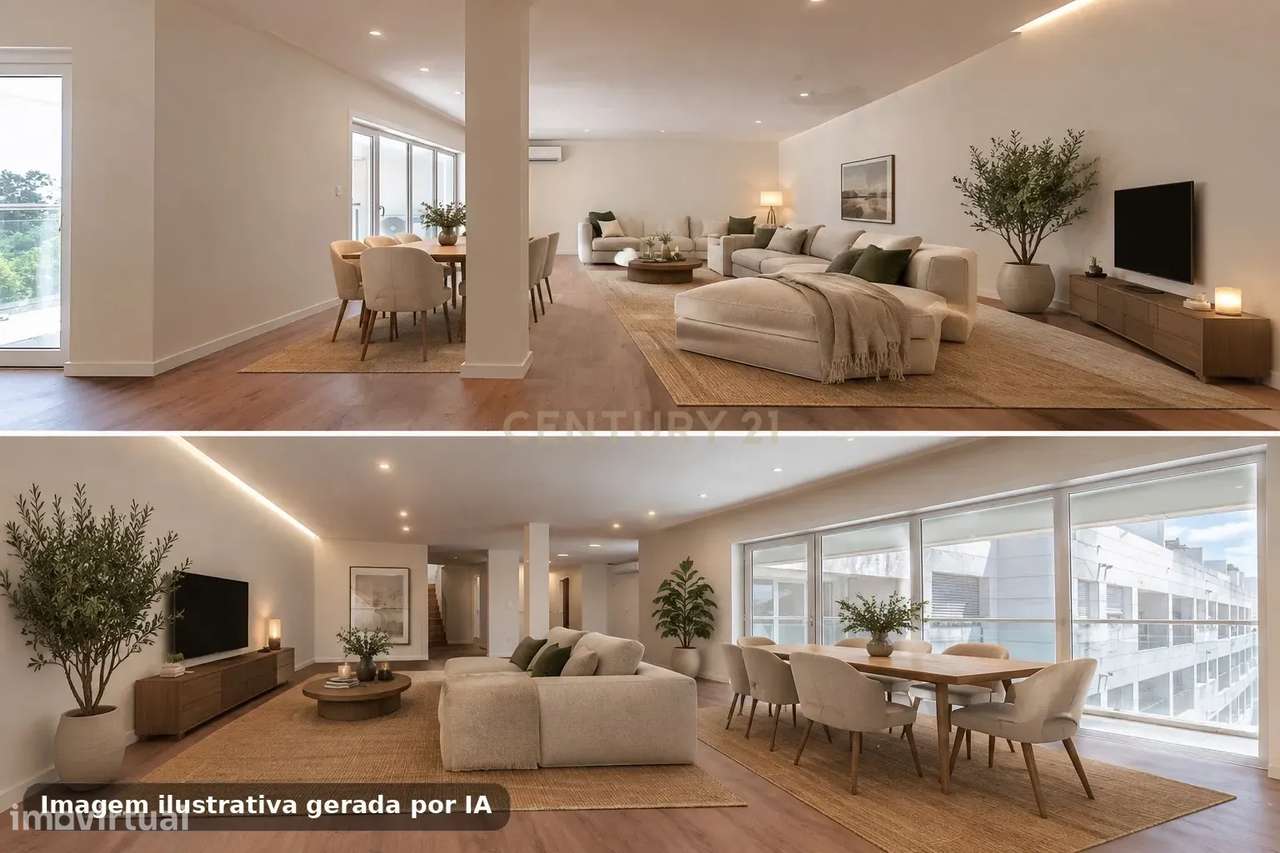 T4 Duplex com vista mar em Espinho-26