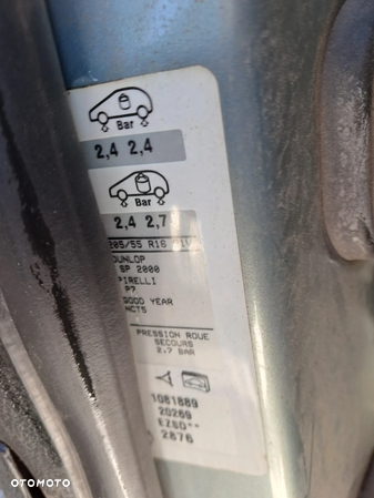 Peugeot 307 FL maska błotniki zderzak kod lakieru EZSD i inne - 12