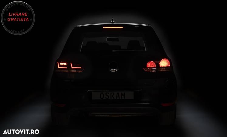 Stopuri OSRAM LEDriving LED VW Golf 6 VI (2008-2012) Semnal Secvential Dinamic- livrare gratuita - 16