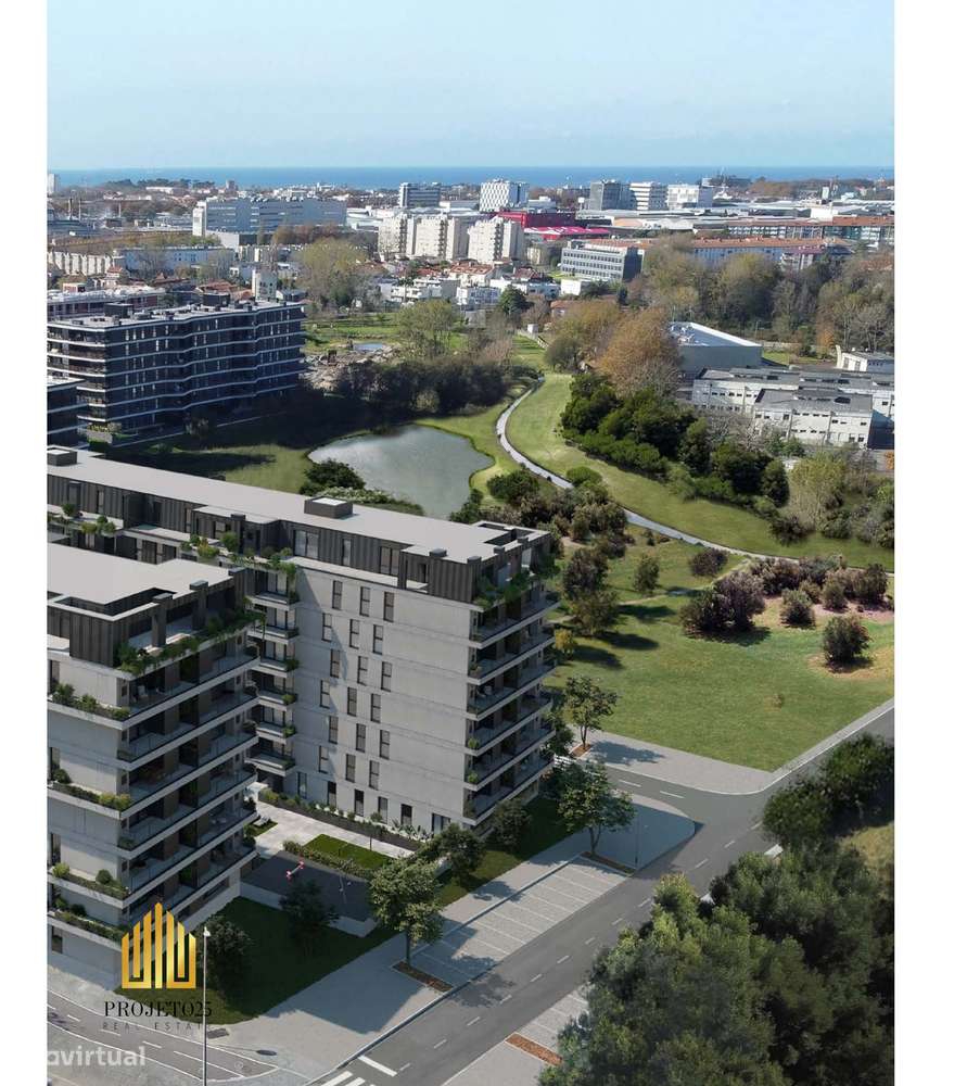 T3 NOVO, Varanda 16m2 em Condº Fechado com Piscina e jardins privados. - Grande imagem: 2/19