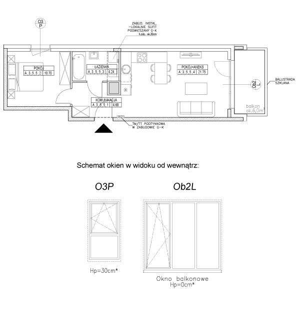 2-pokojowe mieszkanie 41m2 + balkon Bez Prowizji - Pełny obrazek: 2/9