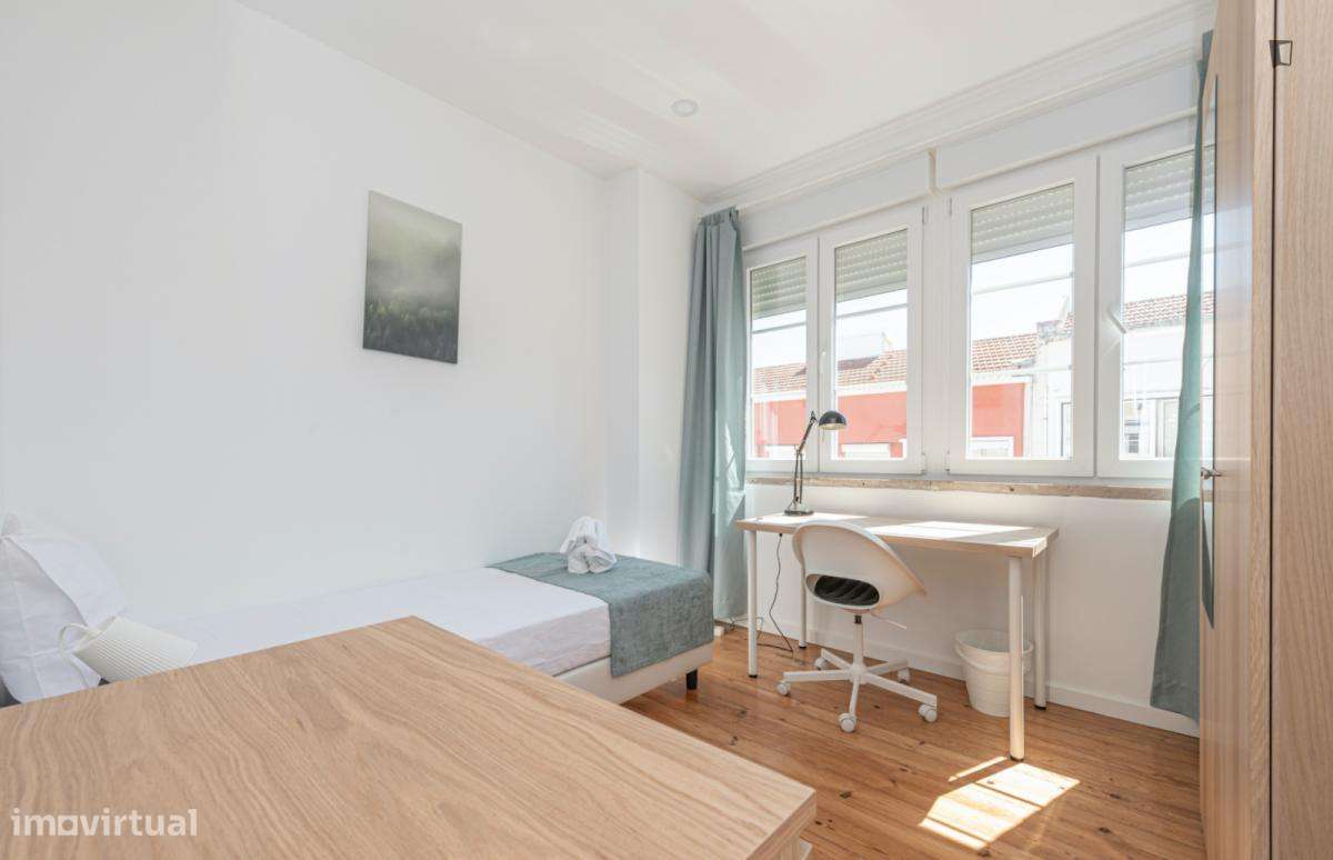 Quarto - localizado em Alcântara Lisbon - Grande imagem: 5/7