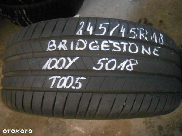 OPONY 245/45R18 BRIDGESTONE TURANZA T005 DOT 5018 7.6MM - 2