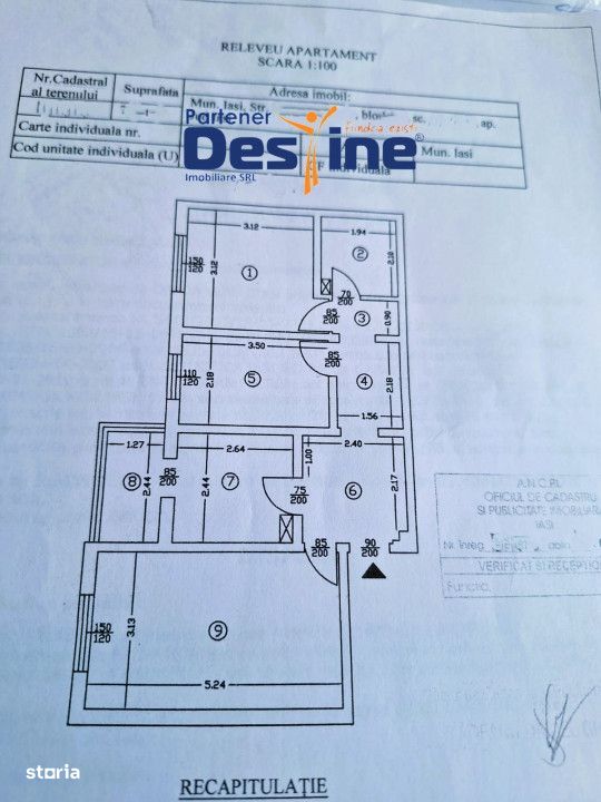 Apartament 3 camere DECOMANDAT 57 mp renovat MOBILAT UTILAT - NICOLINA