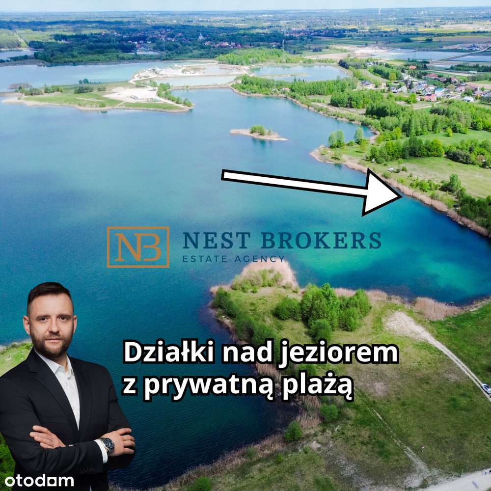 Działka z linią brzegową. Wojnicz. Małopolska. - Pełny obrazek: 1/17