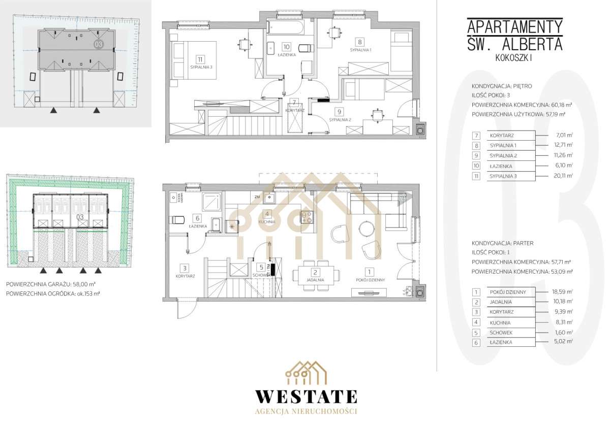 Czworak | Z ogrodem i garażem | Stan deweloperski-15