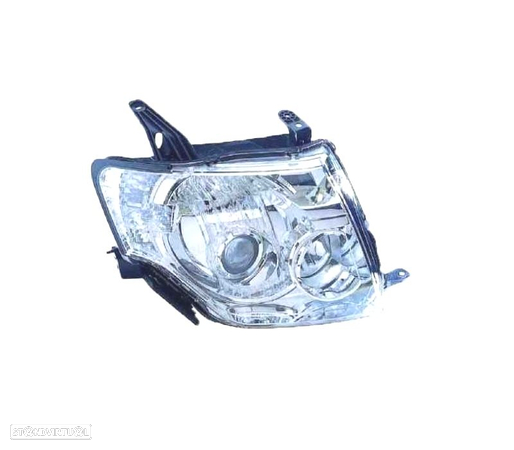 FARÓIS OPTICAS XENON PARA MITSUBISHI NEW MONTERO PAJERO 07- - 2