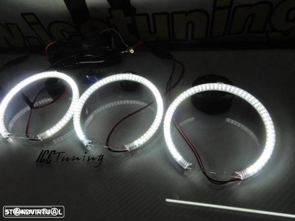 Aros / argolas angel eyes em SMD BMW E46 (sem xenon de origem), e46 COUPE - 14