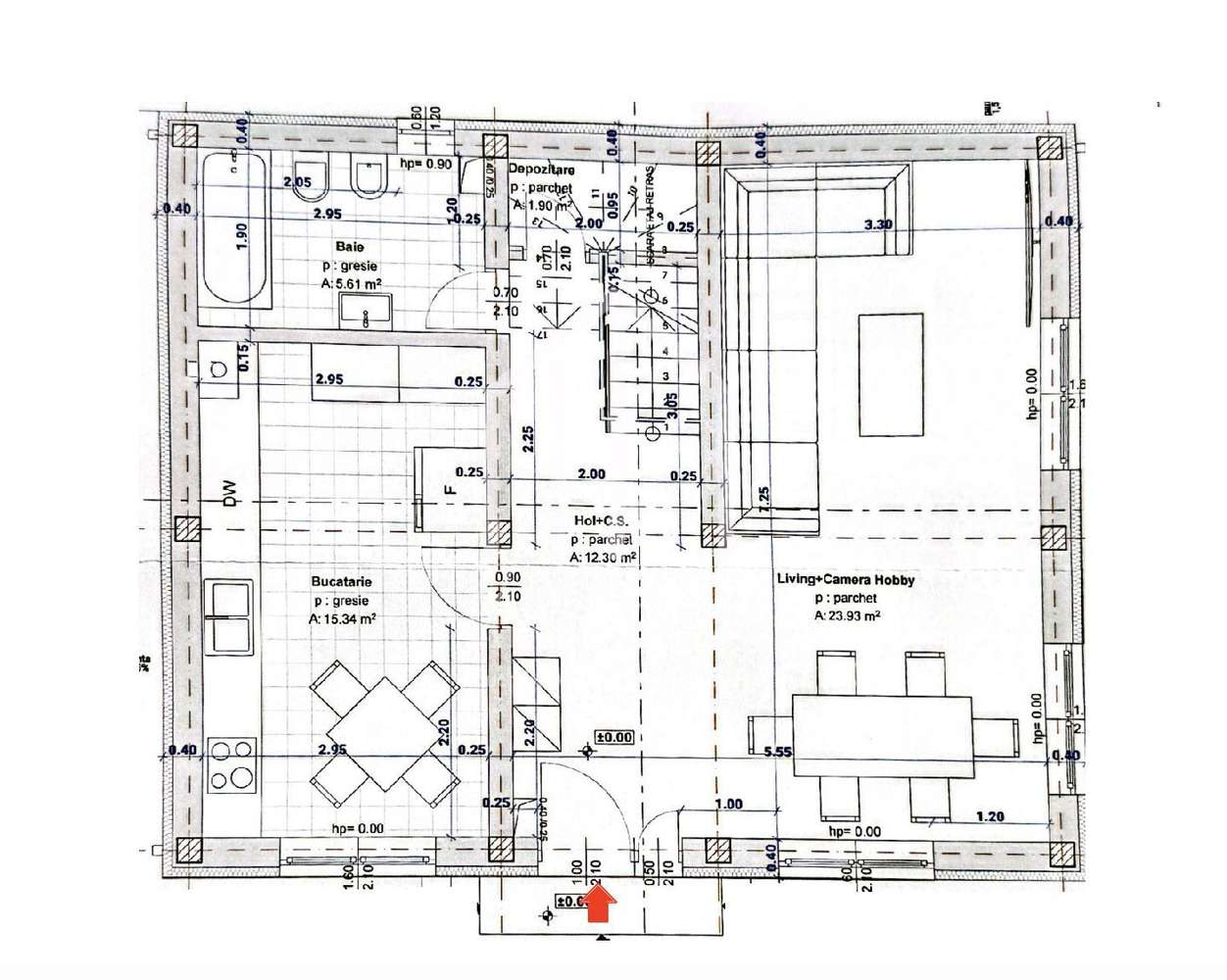 Casa individuala cu 4 camere, 117mp utili, teren 350mp, Turnisor - Imagine principală: 3/13