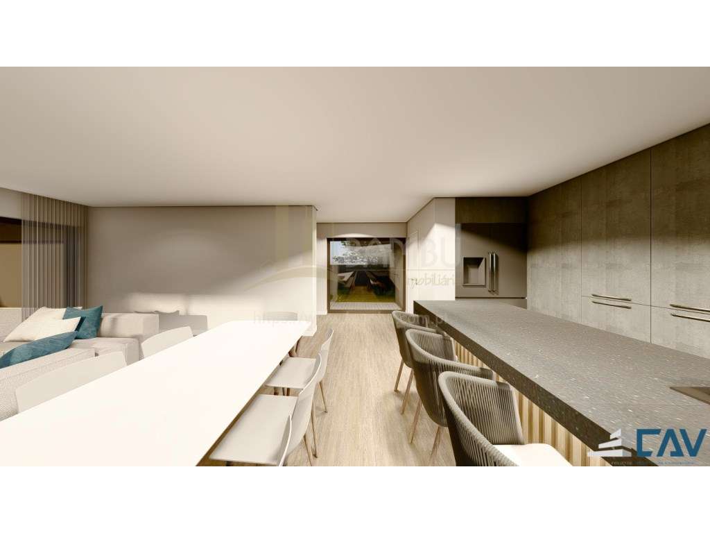 Moradia T3 de Arquitetura Moderna com Piscina - Em Construção-20