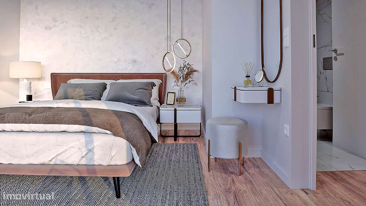 Apartamento T2 com varanda em Canidelo.-13