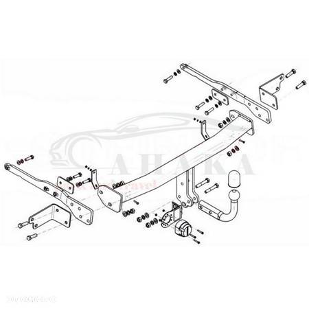 Hak Holowniczy Odkręcany Do Ford Galaxy Od 2015 - 5