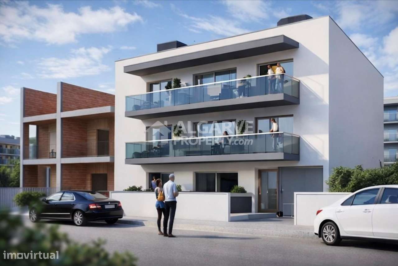 ApartamentoT2 Novo no 1.º Piso em Quarteira com Varanda e Luz Natural - Grande imagem: 4/20
