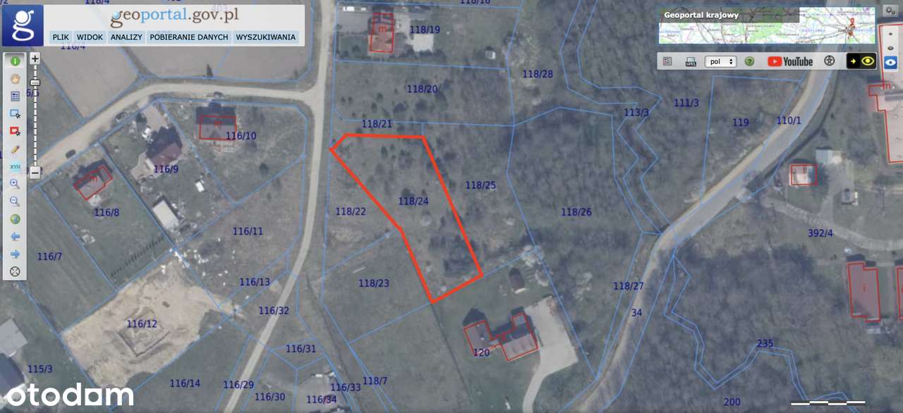 Działka w przepięknym miejscu przy lesie - Pełny obrazek: 5/6