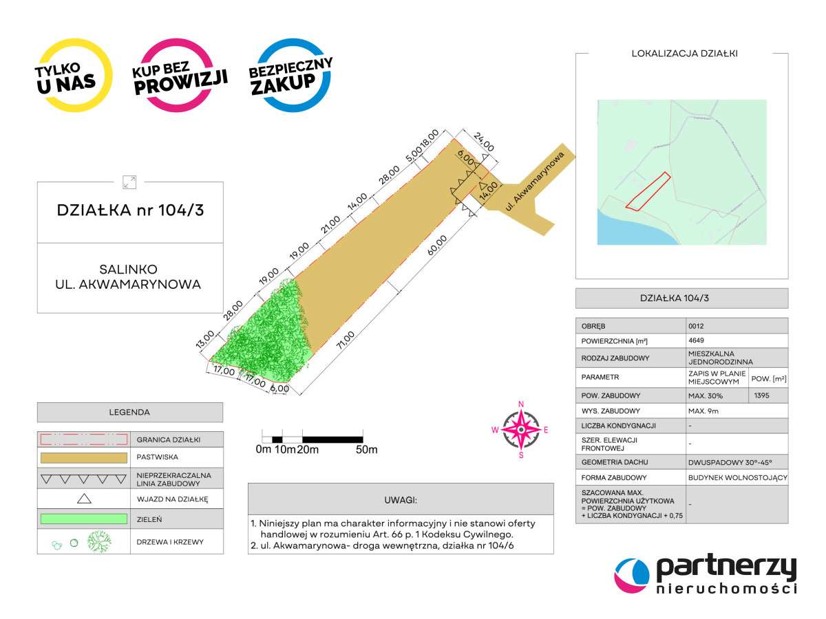 Działka nad jeziora Salinko z dostępem do jeziora - Pełny obrazek: 4/10