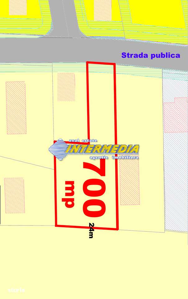 Teren intravilan de vanzare 700 mp Alba Micesti cu utilitati - Imagine principală: 4/4
