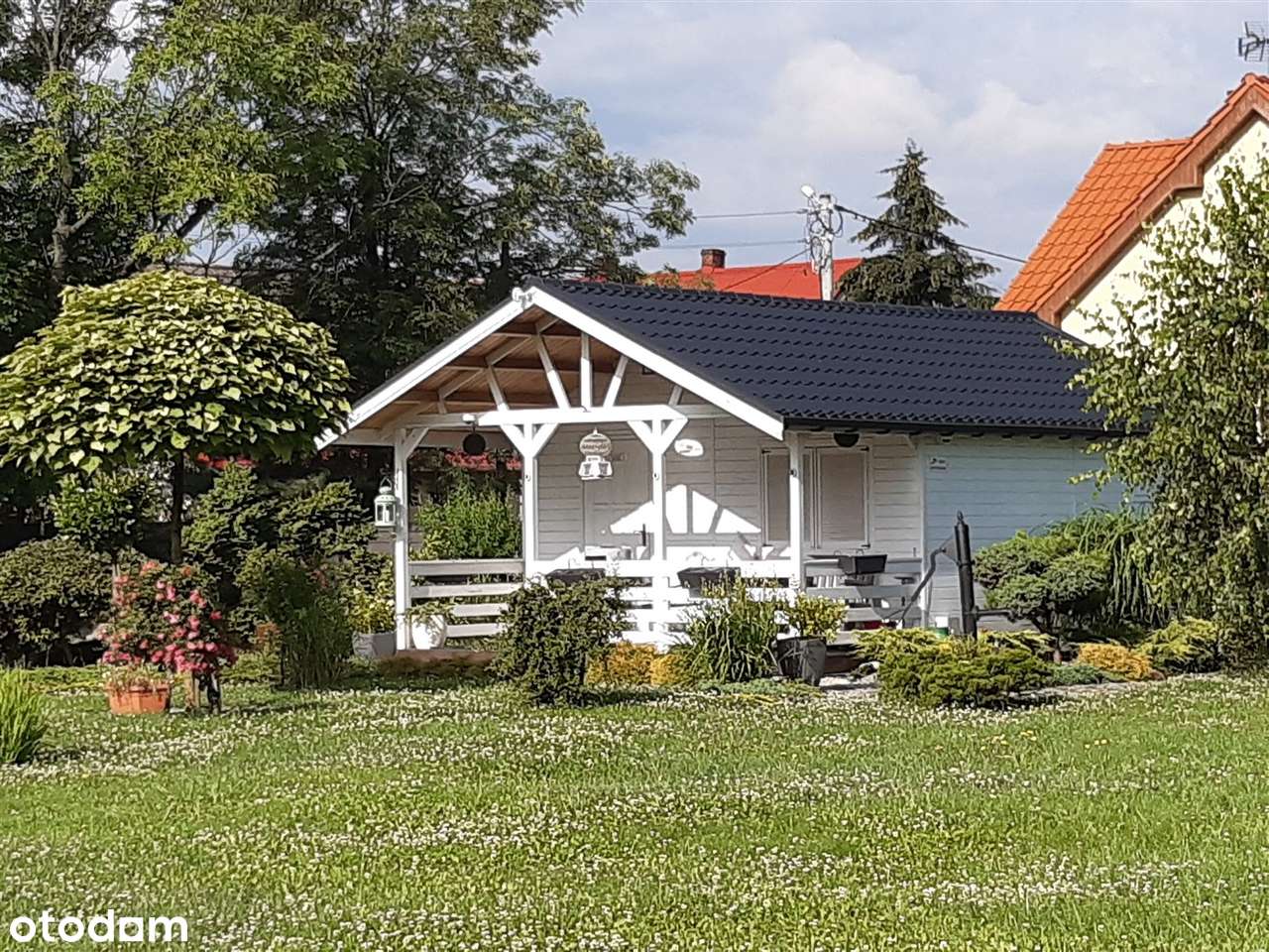 Suchy Dwór - pięknie zagospodarowana działka z pozwoleniem na budowę-4