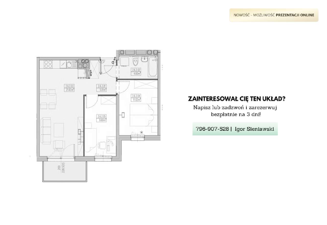 6 PIĘTRO / Nowe od dewelopera / Klucze  w Marcu / Zadzwoń!-1