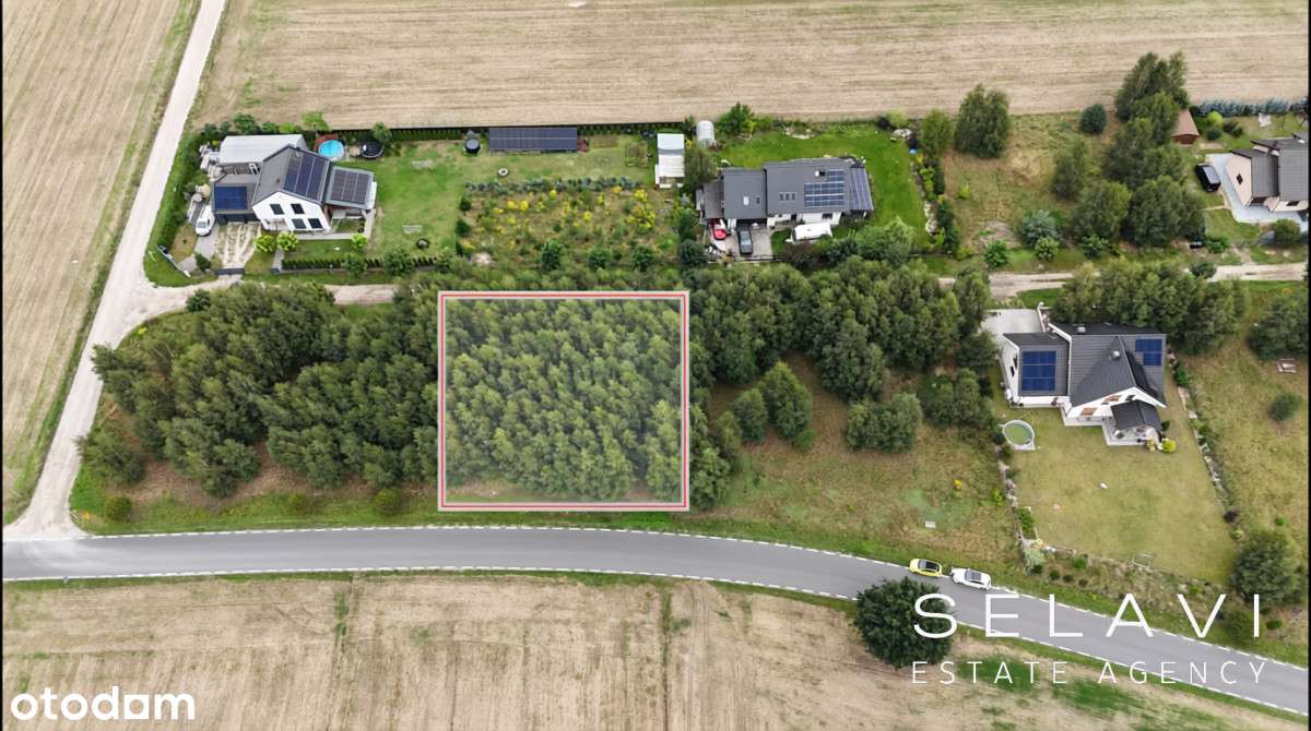 Działka budowlana 1112 m² w Radzewie obok Kórnika-0