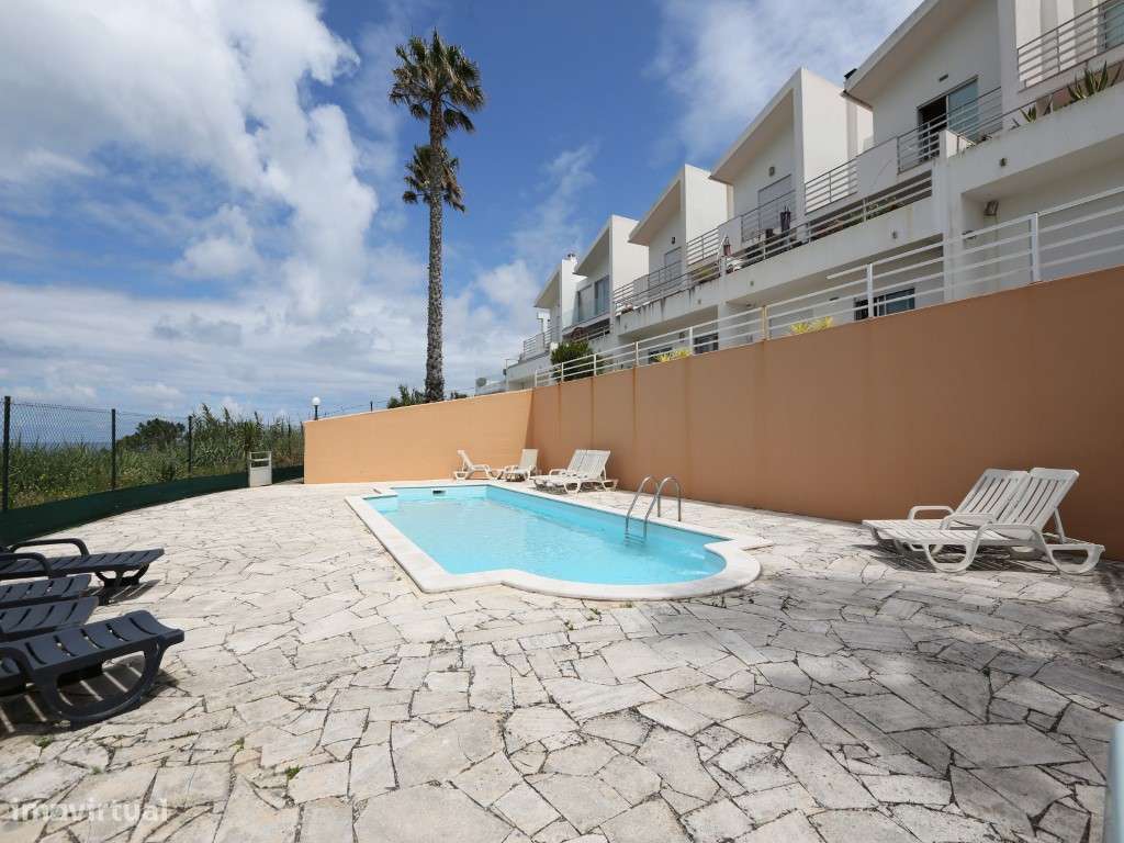 Moradia T3 em condomínio com piscina com a melhor vista para a Prai...-37