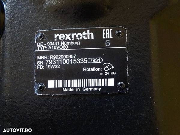 Pompa hidraulica Rexroth R992000957  / 793110015335 - 3