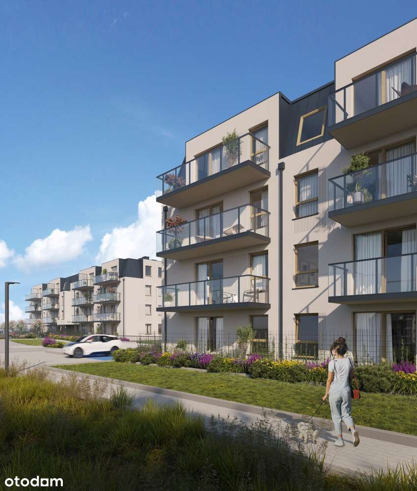 2-pokojowe mieszkanie 38m2 + balkon Bez Prowizji - Pełny obrazek: 1/8