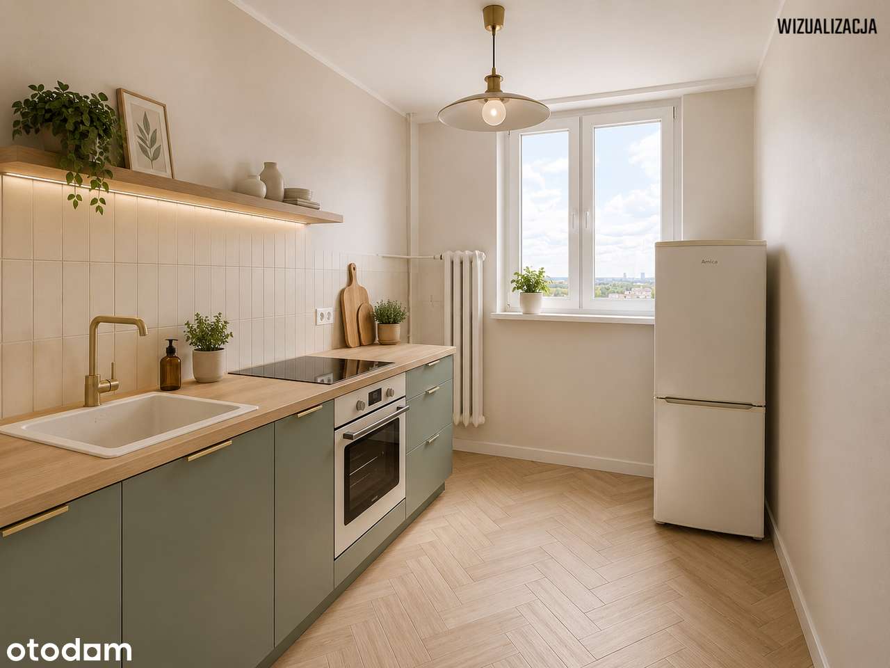 3 pokoje, balkon, piwnica, funkcjonalny układ, blisko centrum i UMP-17
