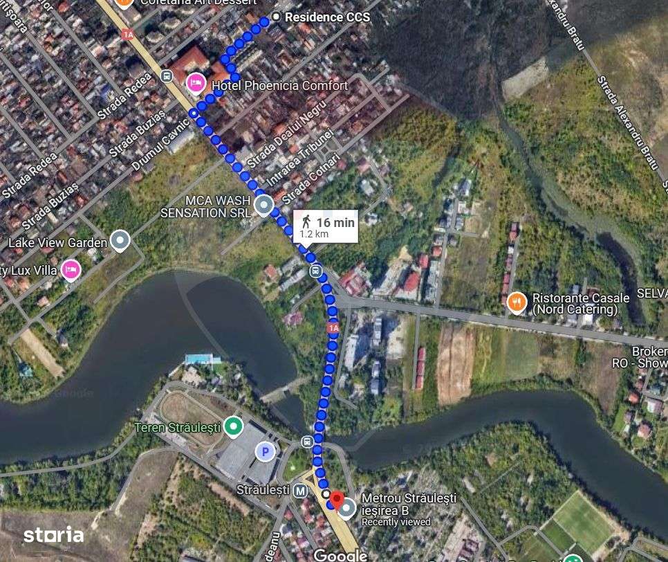 Teren Straulesti 3400 mp | deschidere 54m | metrou Straulesti - Imagine principală: 4/4