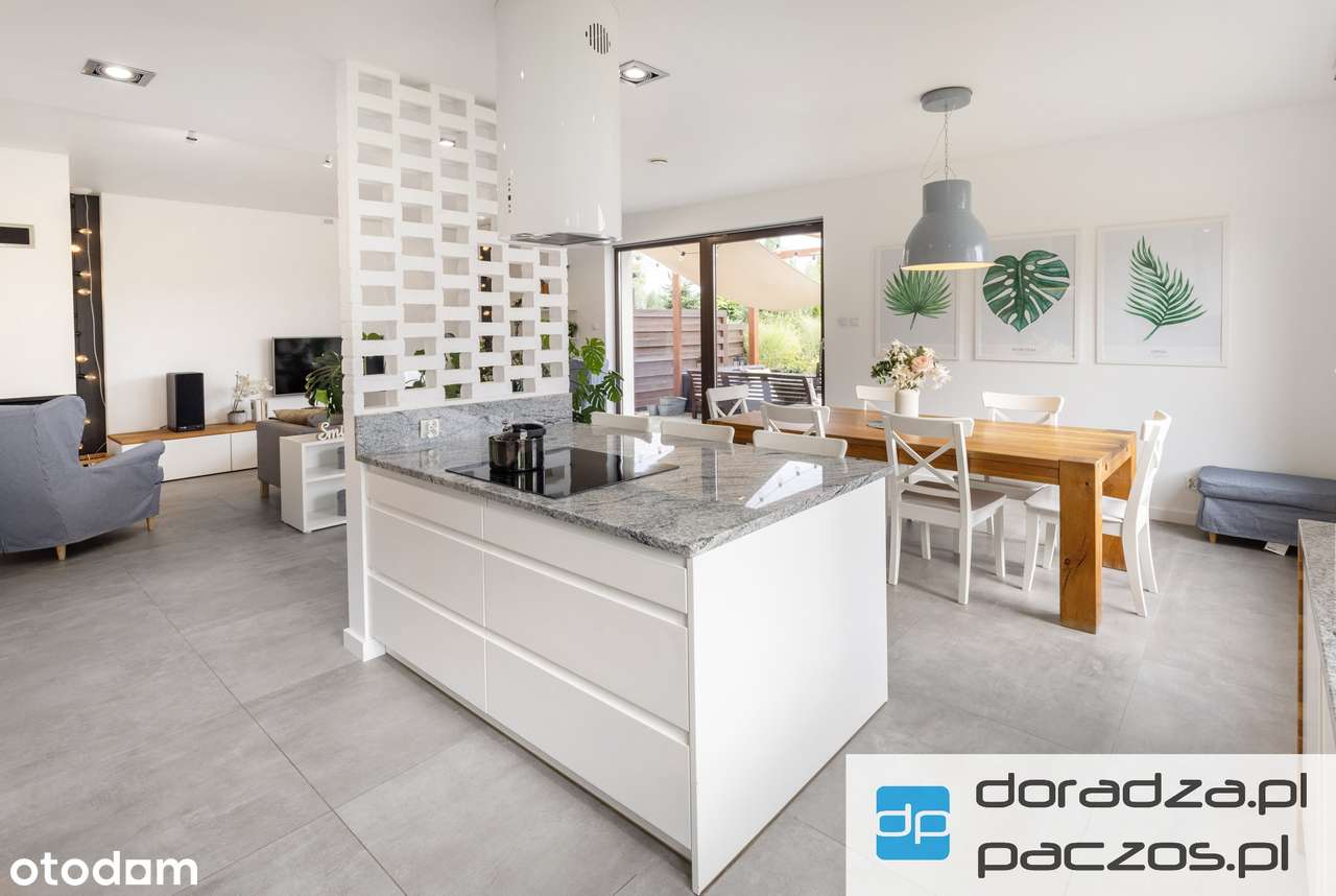 Stylowy Bliźniak z Bajecznym Ogrodem/ 163 m2/ 5 pokoi/ garaż/POD LASEM-4