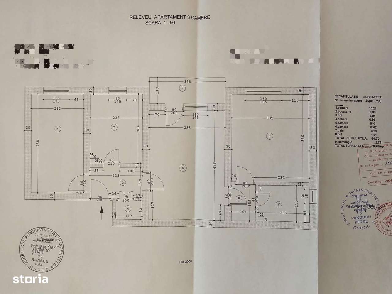 DGM IMOBILIARE: Apartament 3 camere, Insula-1 Mai-7