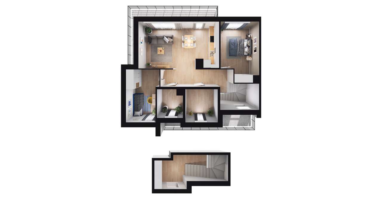 Jeziorowa Prestige House | 3-pok. | A1/2_3 - Pełny obrazek: 2/8