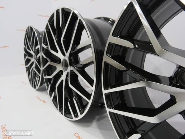 Jantes Look Audi R8 18 x 8 et45 5x112 Preto+ Polido - 5