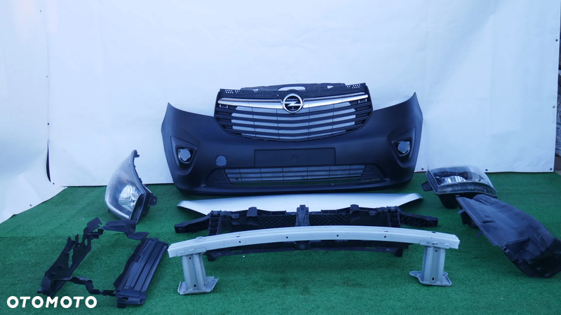 OPEL VIVARO B PRZÓD MASKA ZDERZAK GRILL LAMPY PAS PRZEDNI BELKA KIEROWNICE POWIETRZA - 13