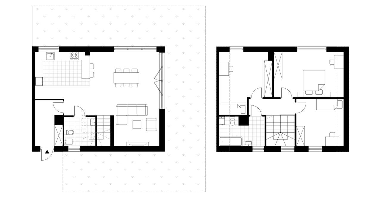 4-pokojowy dom 111m2 + ogródek Bez Pośredników - Pełny obrazek: 3/8