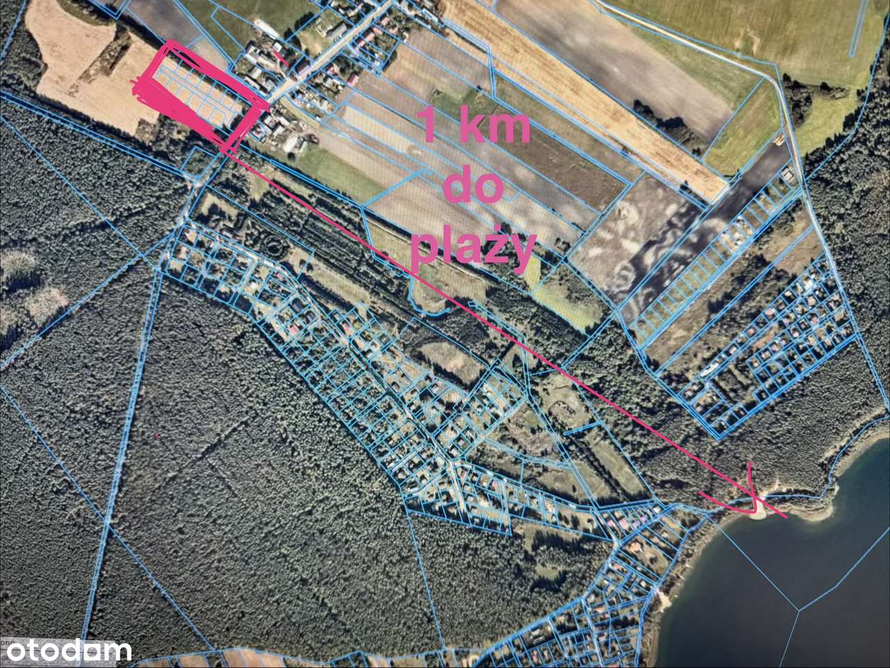 !Ostatnia! Działka rekreacyjna jezioro Budzisławskie - Pełny obrazek: 4/5