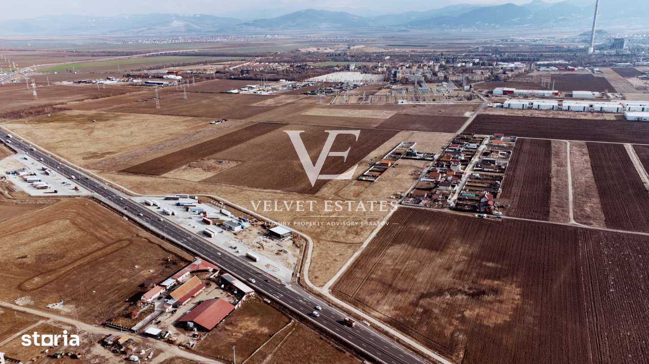 Teren 9.026 mp Sanpetru/Brasov – PUZ Aprobat Blocuri P+2E+M-5