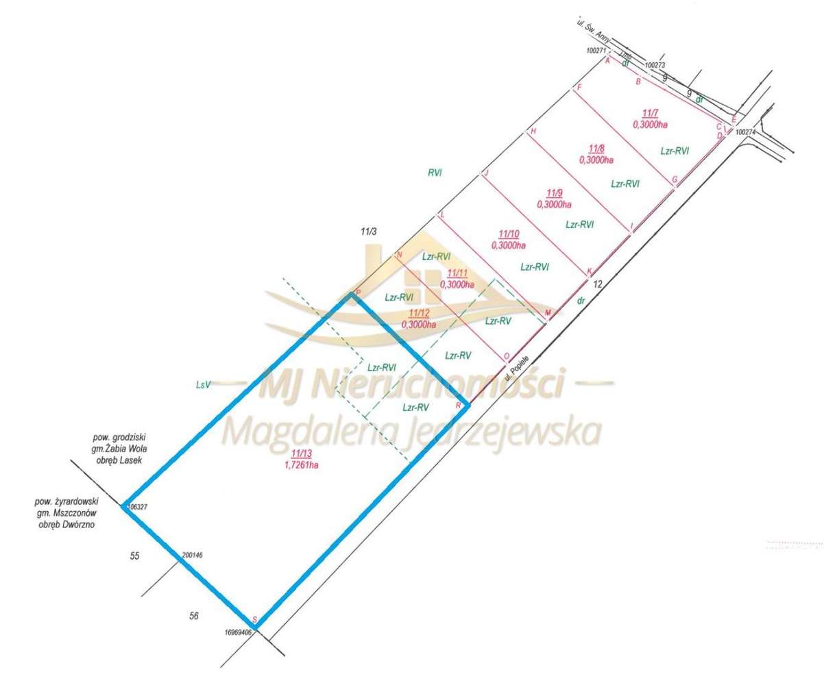 Działka rolno leśna winnica Dwórzno !-2