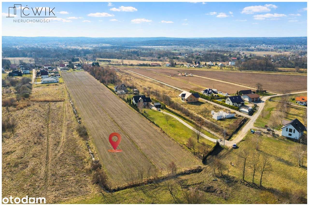 Ustawne działki w Krzeczowie - 2,5 km od Bochni-0
