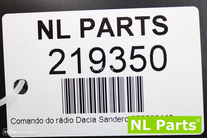 Comando do rádio Dacia Sandero 255522448r - 4