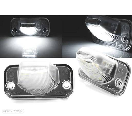 LUZES MATRÍCULA PARA VOLKSWAGEN VW T4 90-03 LED - 1